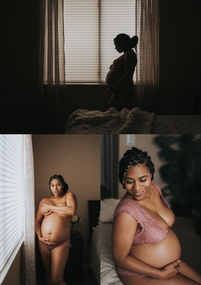 Intimate Maternity Portrait Session