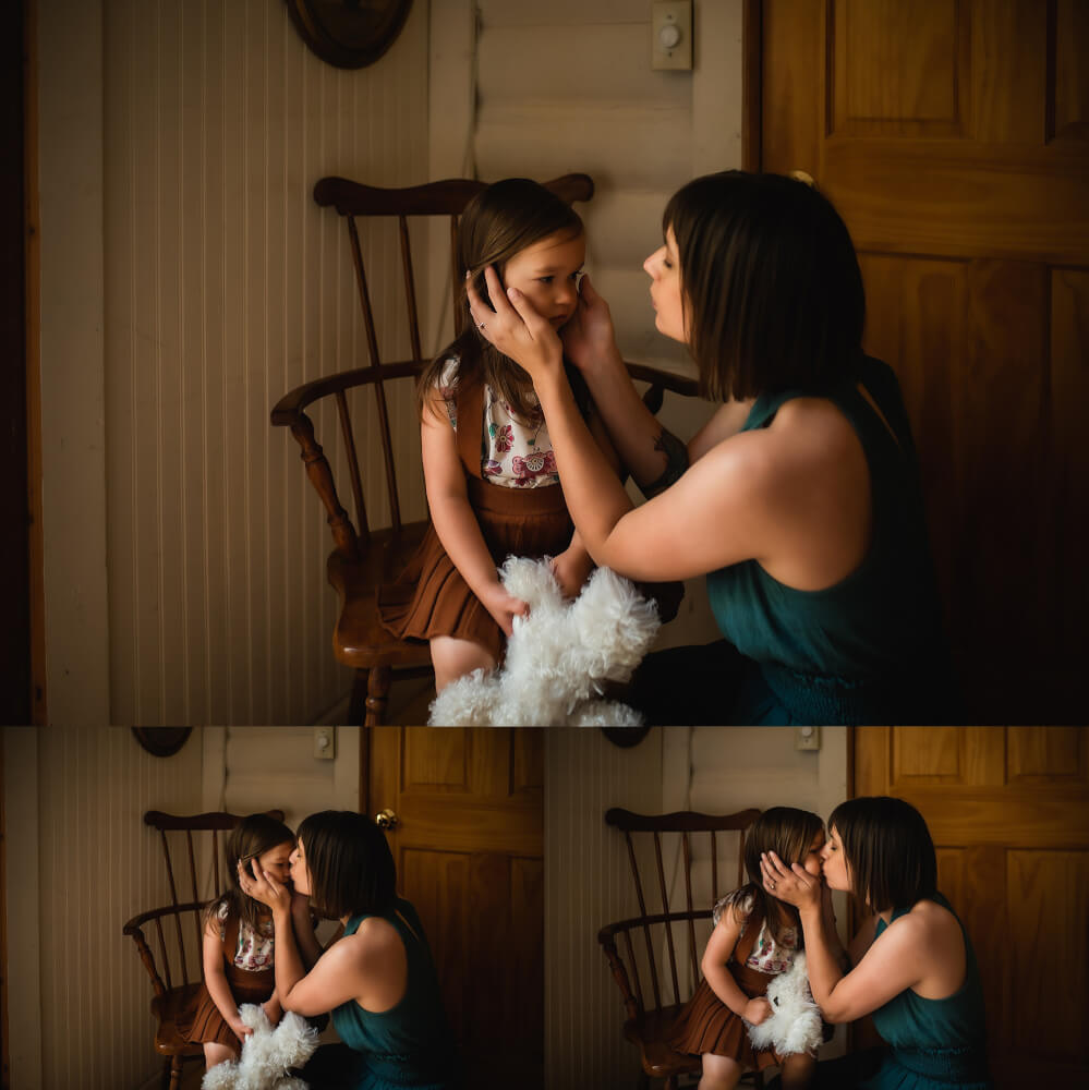 Mom and daughter portraits