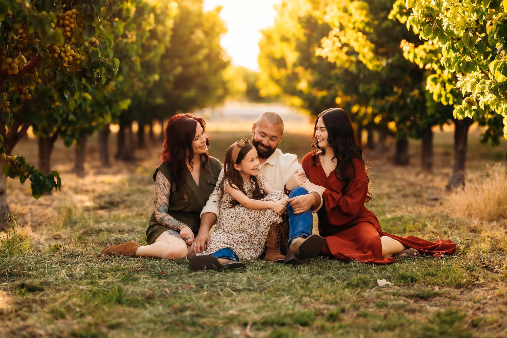 Family Portraits at Gilcrease Orchard