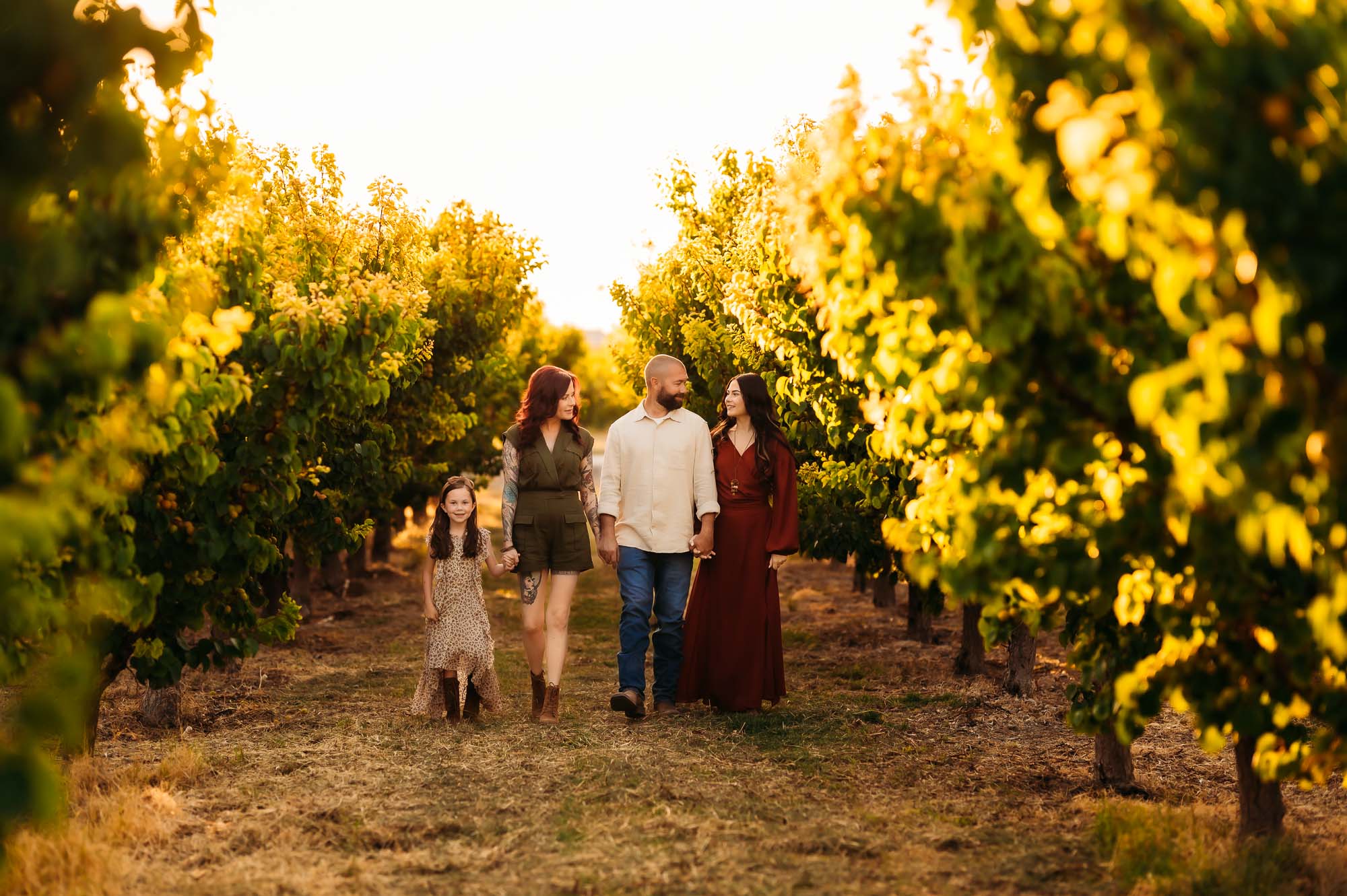 Family Portraits at Gilcrease Orchard