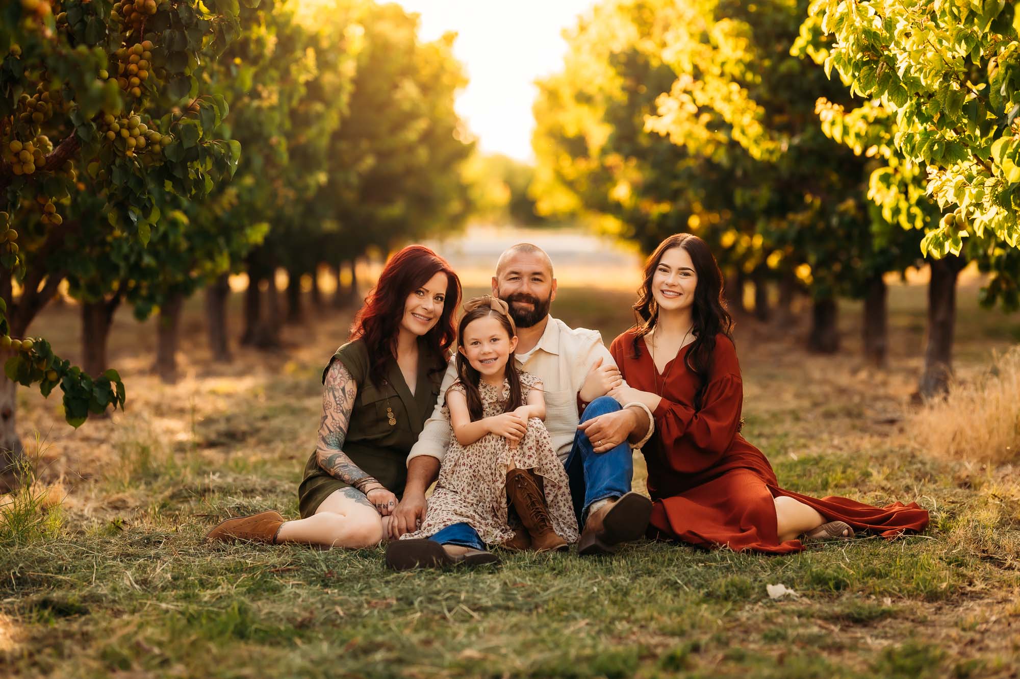 Family Portraits at Gilcrease Orchard