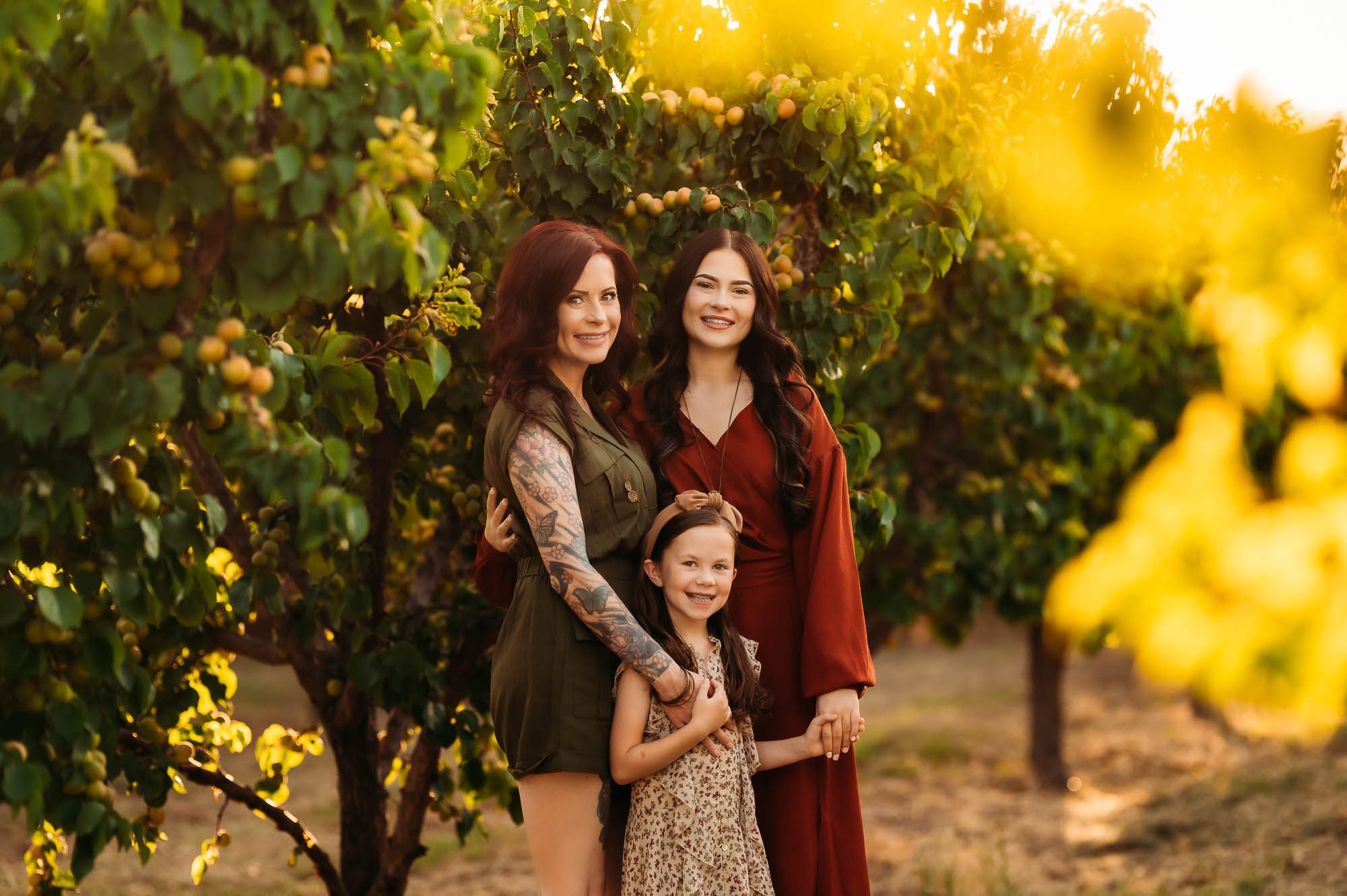 Family Portraits at Gilcrease Orchard