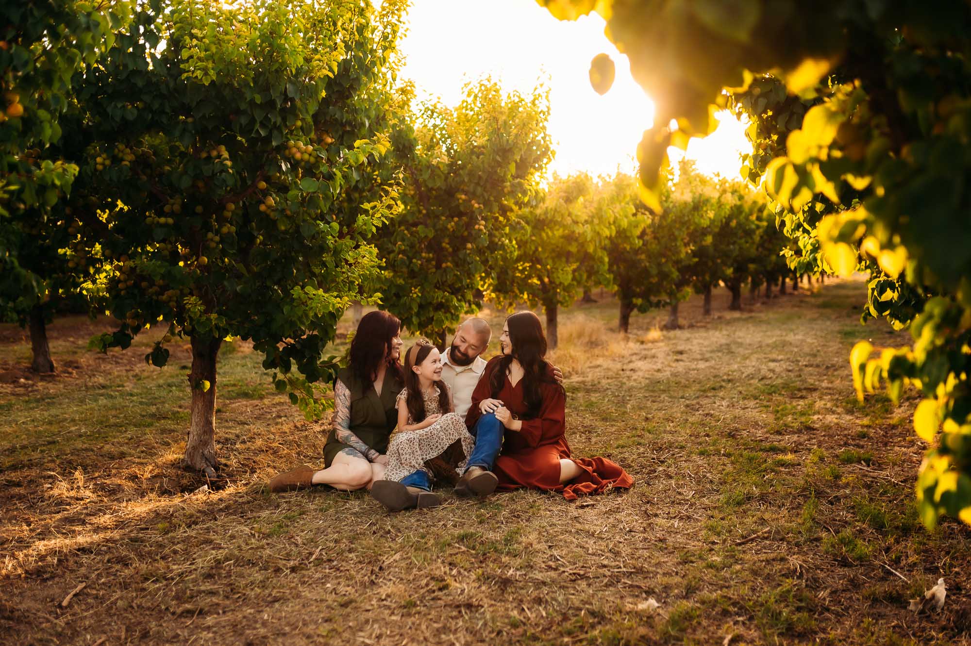 Family Portraits at Gilcrease Orchard