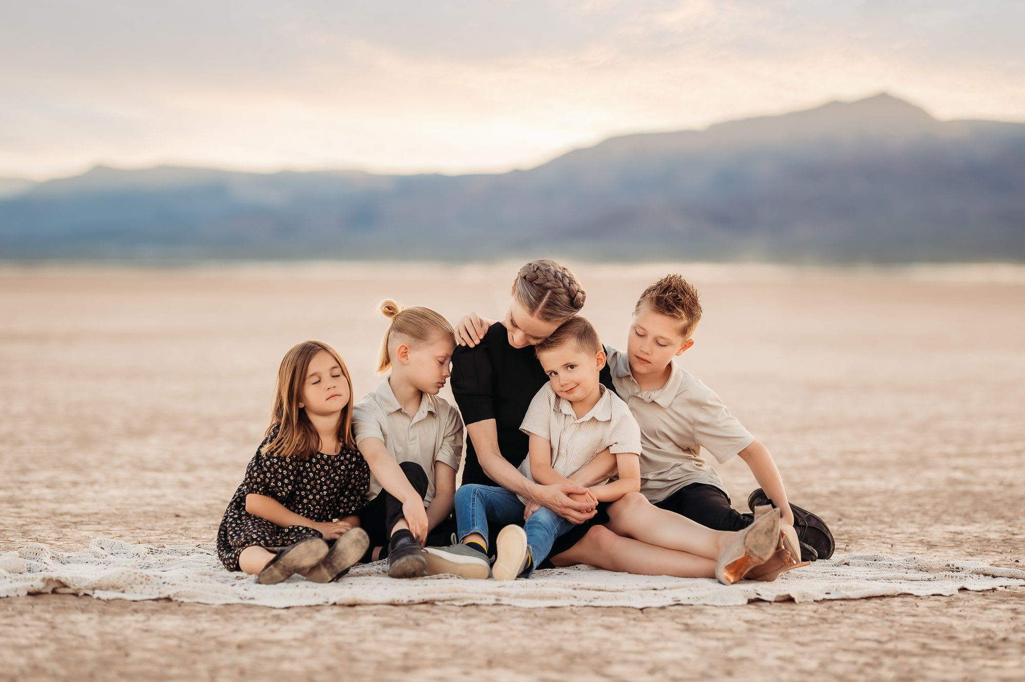 Dry Lake Bed Family Portraits