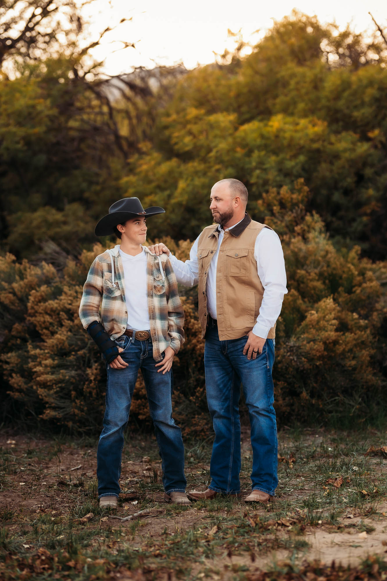 East Texas Family Portraits - Teen boy in cowboys boots