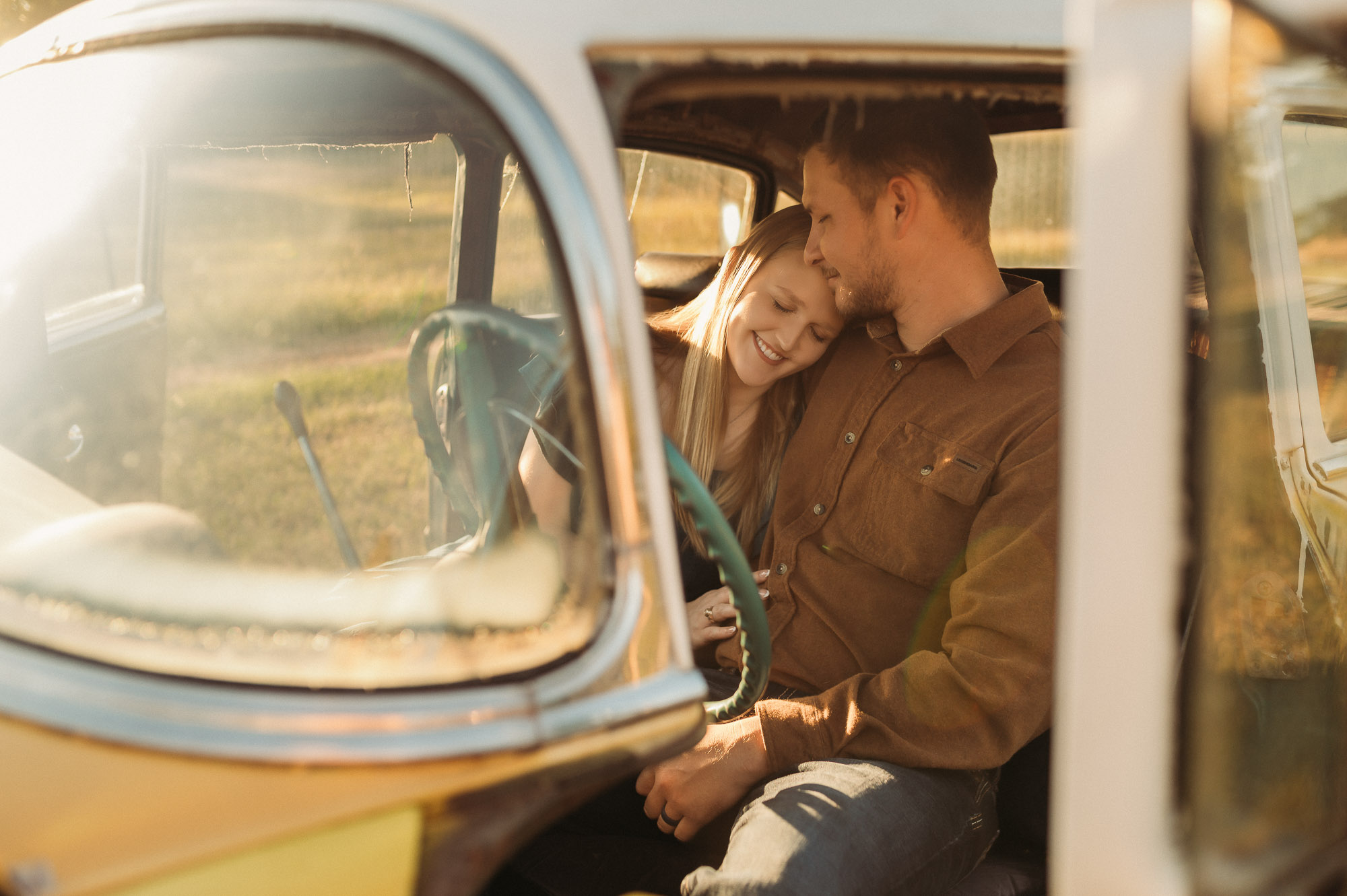 Family Portraits in a Classic Car | Tyler TX Family Photographer