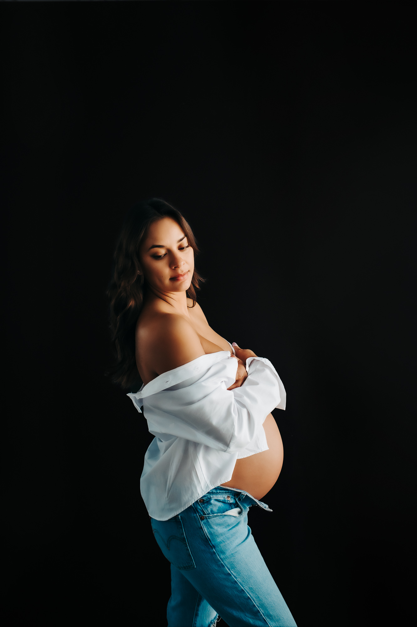 Studio Maternity Sessions in East Texas