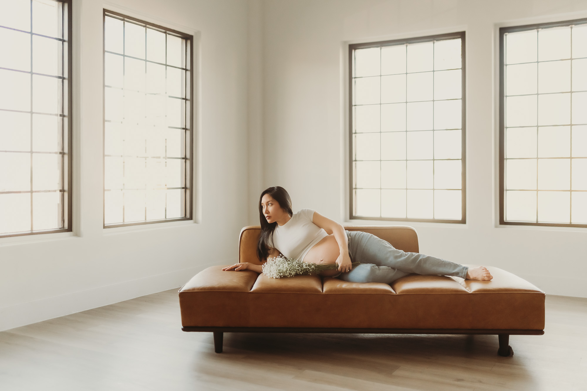 Studio Maternity Sessions in East Texas